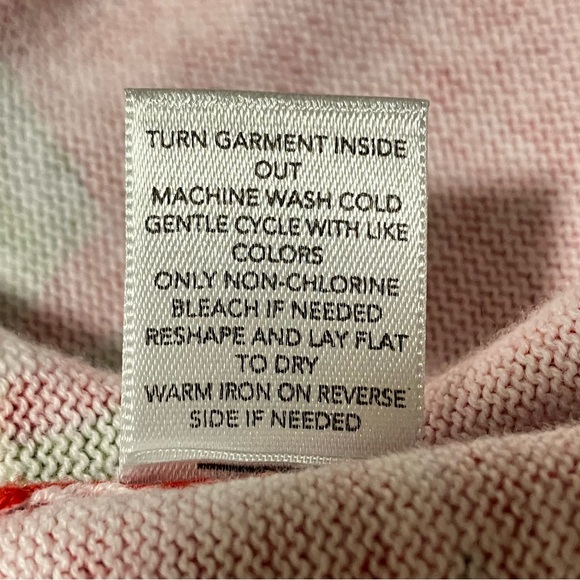 Christopher & Banks Cardigan Button Down Short Sleeves Sweater Floral & Lemons - Picture 7 of 7